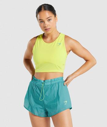 Corp Tops Gymshark Pulse Mujer Amarillo | CO 2529CTV